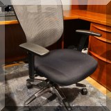 F25. Desk chair by Open Plan Systems. Model OPS 4408. - $65 